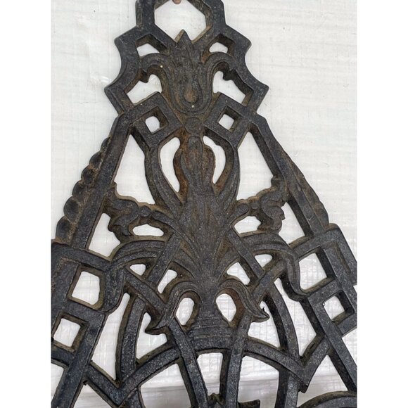 Antique Eastlake Cast Iron Wall hanging Paper Bill Receipt Spike - Picture 5 of 10